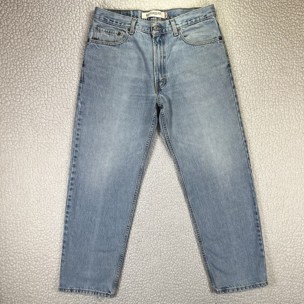 Levi's 550 Jeans Men's 34x30 (Actual 33x30) Blue Relaxed Fit Y2K - Picture 2 of 15